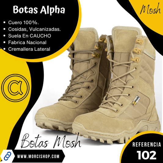 Botas ALPHA Cuero REF-102