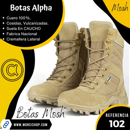 Botas ALPHA Cuero REF-102