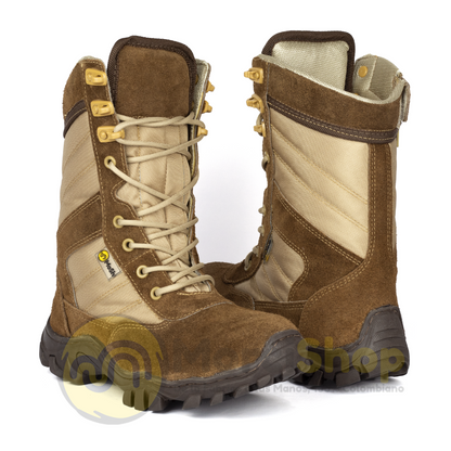 Botas ALPHA Cuero REF-103 CAFE