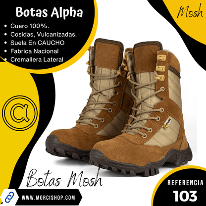 Botas ALPHA Cuero REF-103