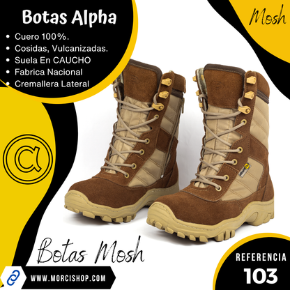 Botas ALPHA Cuero REF-103