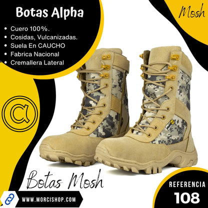 Botas ALPHA Cuero REF-108