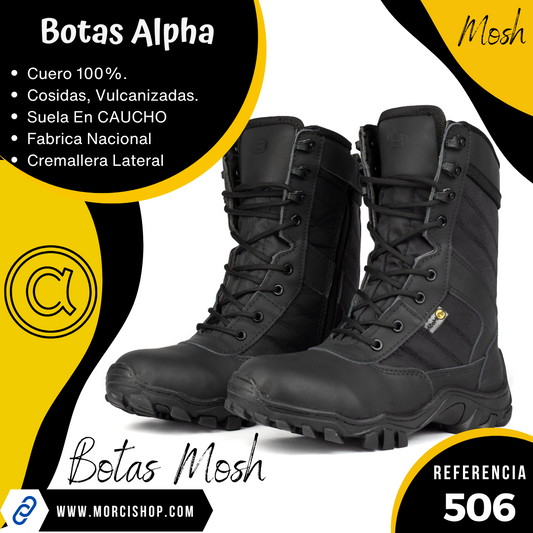 Botas ALPHA Cuero REF-506