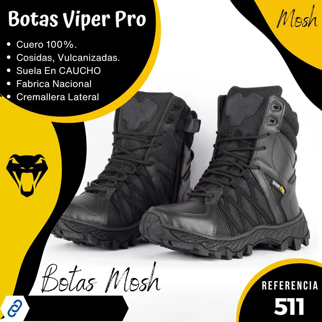 Botas VAIPER PRO Cuero REF-511