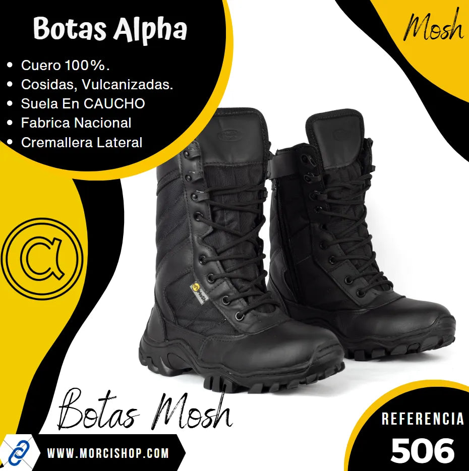 Botas ALPHA Cuero REF-506