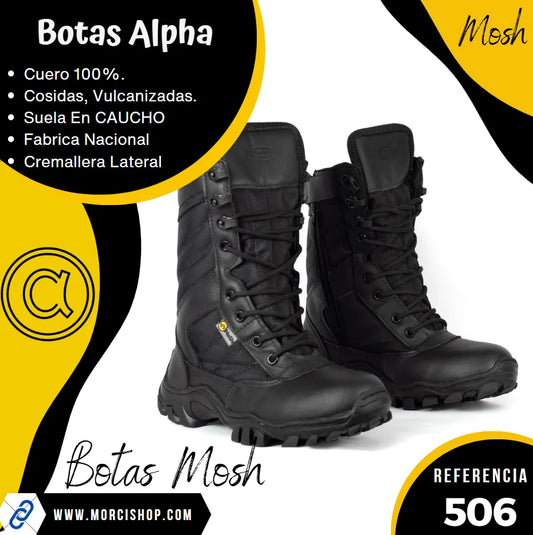 Botas ALPHA Cuero REF-506