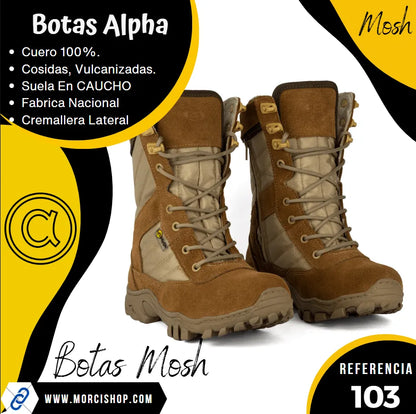 Botas ALPHA Cuero REF-103